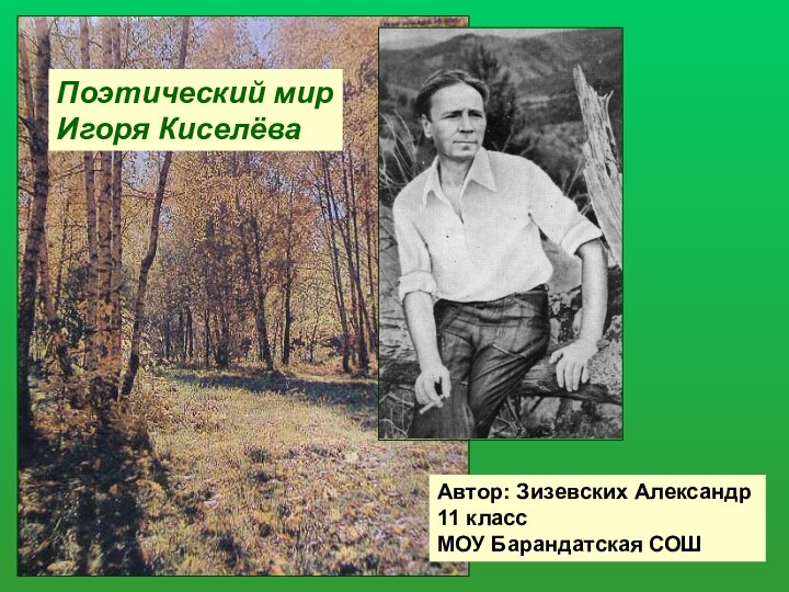 Поэтический мирИгоря Киселёва Автор: Зизевских Александр