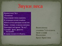 Звуки леса