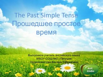 The Past Simple Tense. Прошедшее простое время