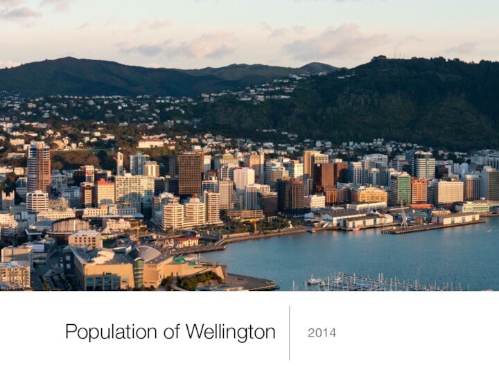 Population of Wellington  2014