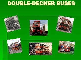 Double-decker buses