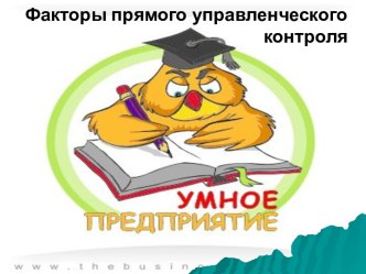 Факторы прямого управленческого контроля