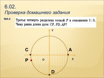 Числовая окружность на координатной плоскости