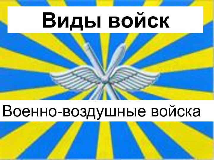 Виды войскВоенно-воздушные войска