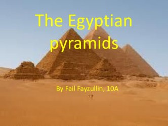 Egyptian pyramids