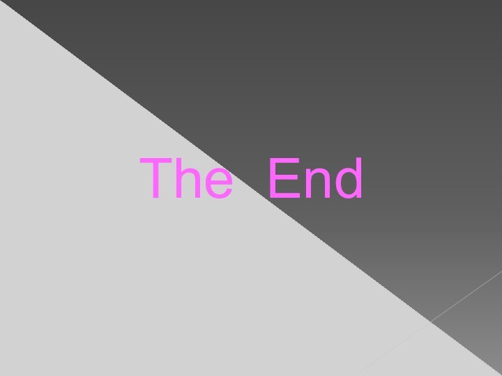 The End