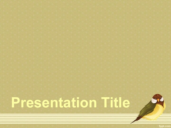 Presentation Title