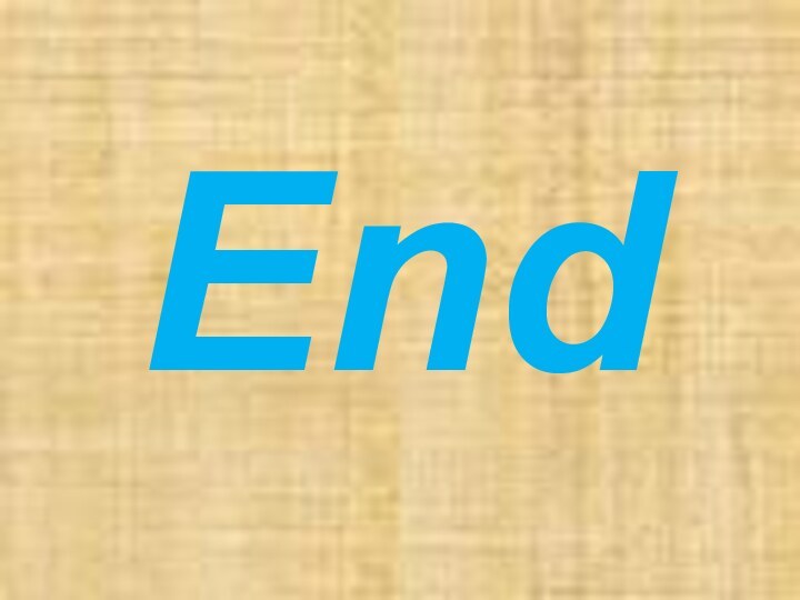 End