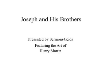 Joseph and His Brothers