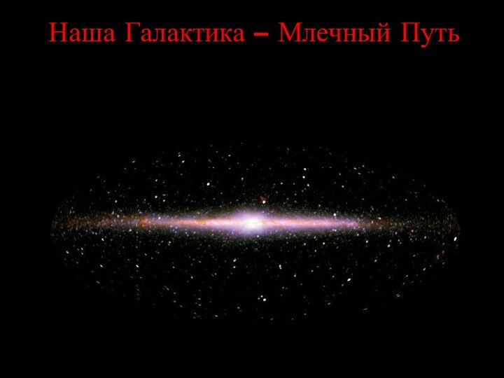 Наша Галактика – Млечный Путь