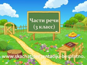 Части речи. 3 класс