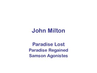 John Milton