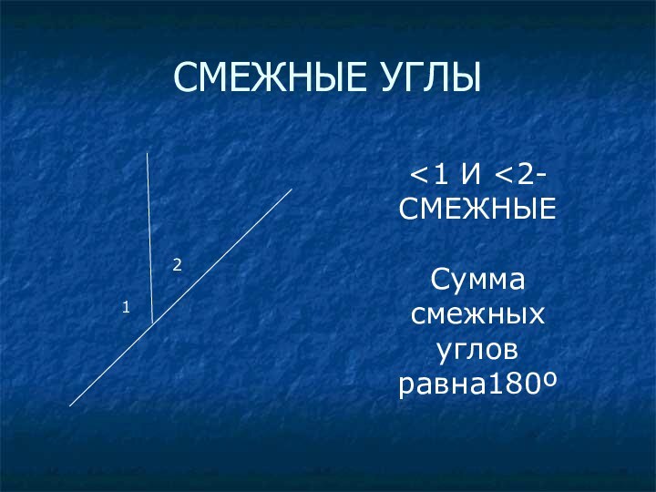 СМЕЖНЫЕ УГЛЫ12