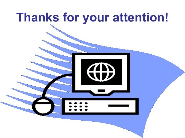 Thanks for your attention!