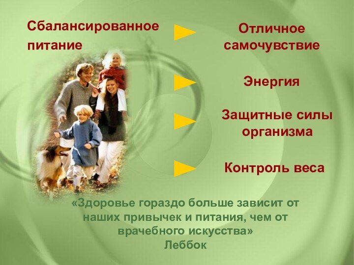 «Здоровье гораздо больше зависит от наших привычек и питания, чем от врачебного