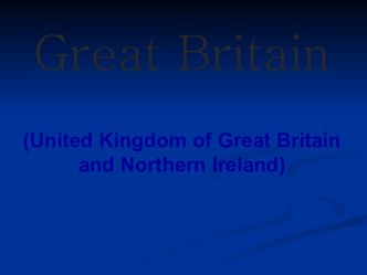 Great Britain (United Kingdom of Great Britain and Northern Ireland)