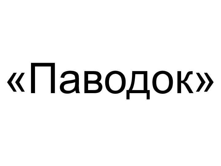 «Паводок»