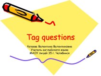 Tag questions