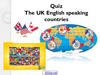 English-speaking countries quiz