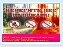 Пожарная безопасность в лесу