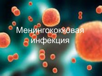 МЕНИНГОКОККОВАЯ ИНФЕКЦИЯ