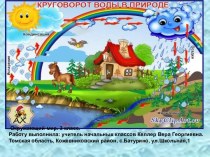 Круговорот воды в природе или путешествие капельки