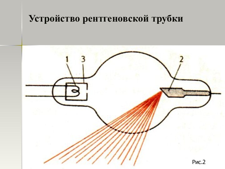 Устройство рентгеновской трубки   В настоящее время для получения рентгеновских лучей разработаны весьма