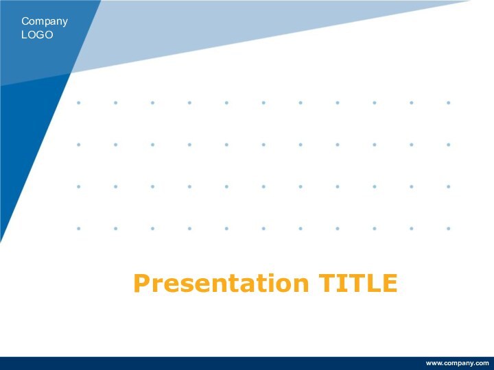 Presentation TITLECompany LOGO