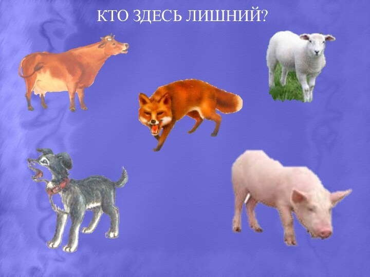 КТО ЗДЕСЬ ЛИШНИЙ?