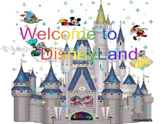 Welcome to DisneyLand