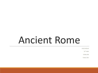 Ancient Rome