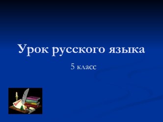 Буквы И – Ы после Ц 5 класс