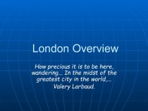 London Overview