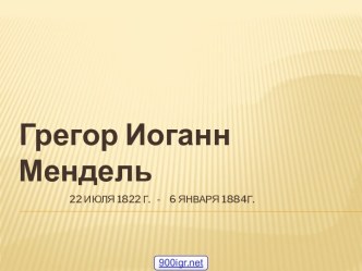 Закон Менделя по биологии