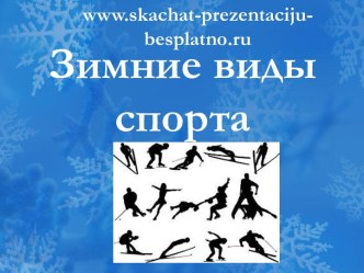 Зимние виды спорта