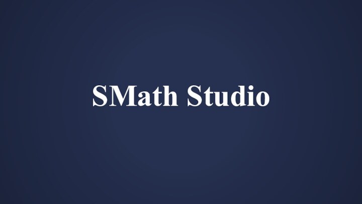 SMath Studio