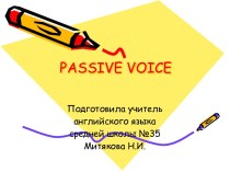 PASSIVE VOICE