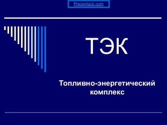 Топливно-энергетический комплекс (ТЭК)