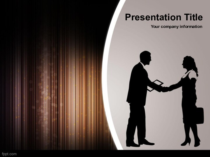 Presentation TitleYour company information