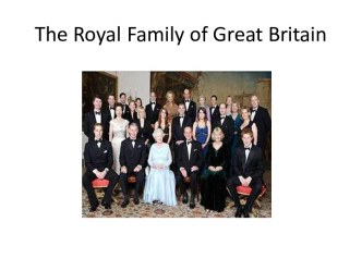 The British Royal Family