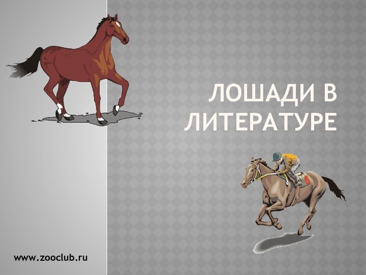 Лошади в литературеwww.zooclub.ru