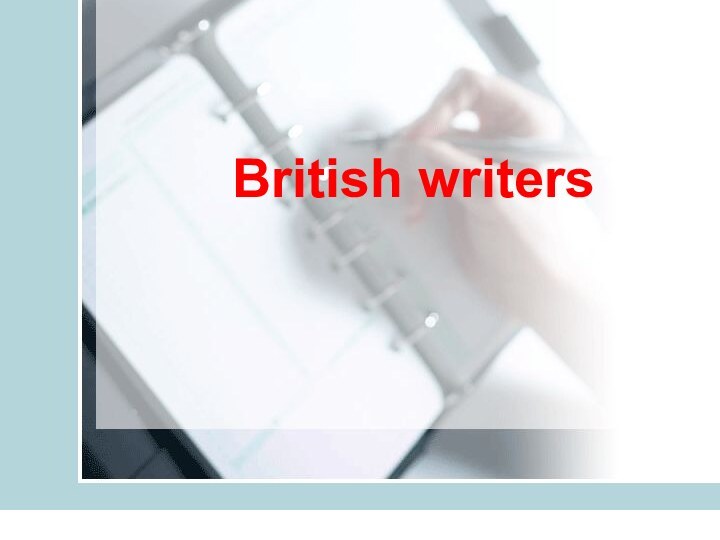 British writers