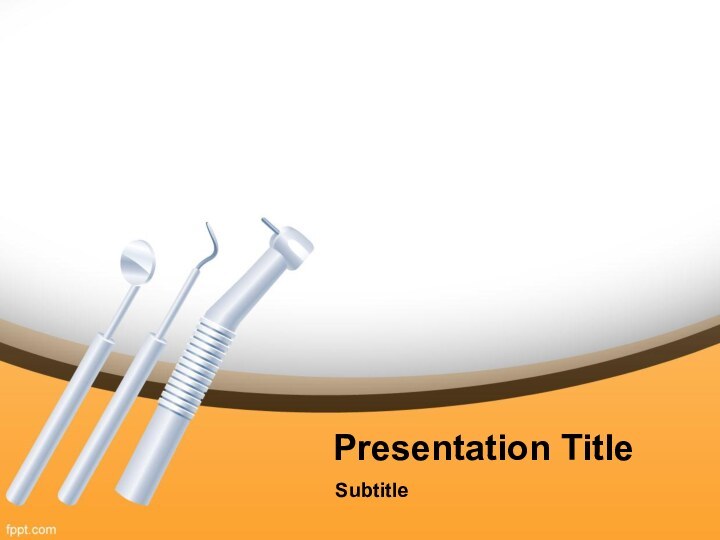 Presentation TitleSubtitle