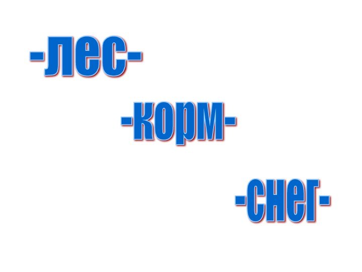 -лес--корм--снег-