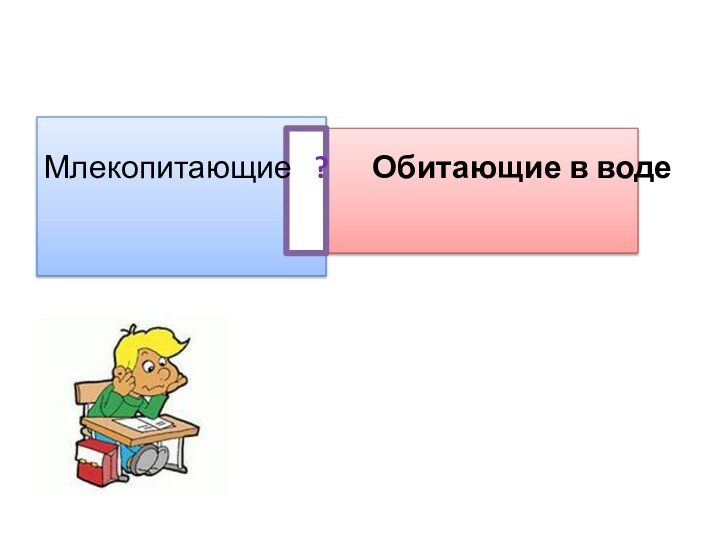 Млекопитающие  ?   Обитающие в воде