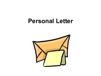 Personal Letter