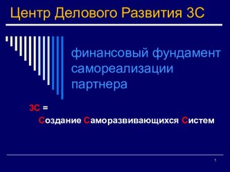 финансовый фундамент самореализации партнера