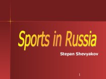 Sports in Russia
