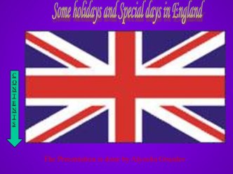 Some holidays and Special days in England