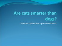 Are cats smarter than dogs?